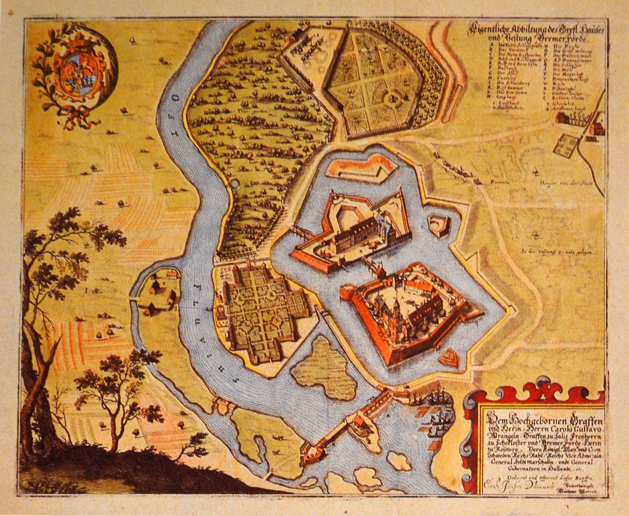 Bremervörde, Baixa Saxónia, Alemanha de Matthaus Merian