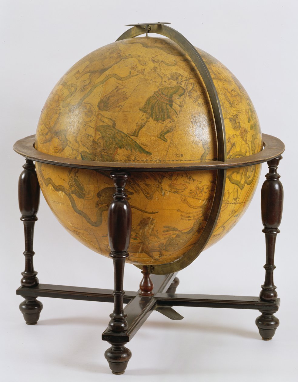 Globo Celeste, 1636 (madeira) de Matthaus Greuter
