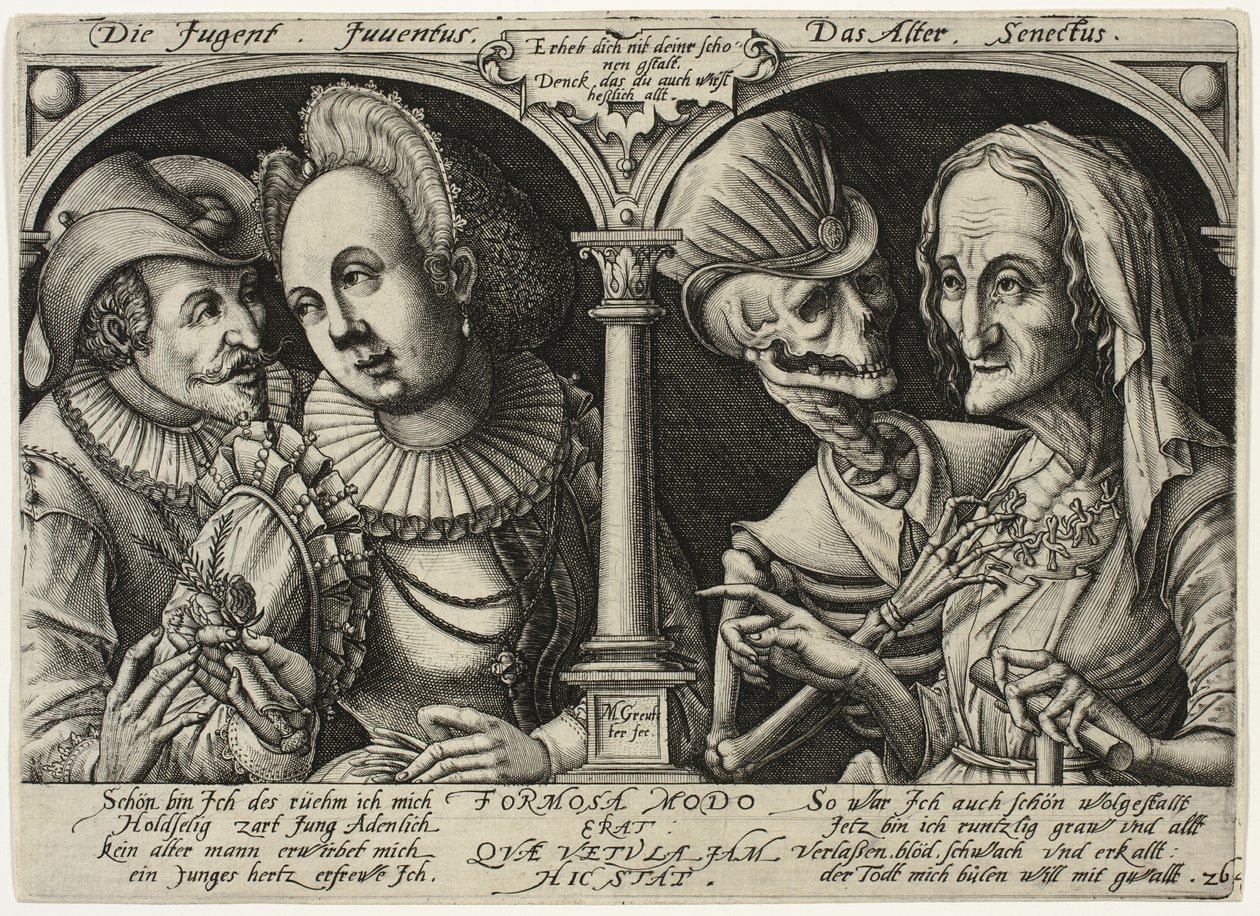 Juventude e Velhice de Matthaus Greuter