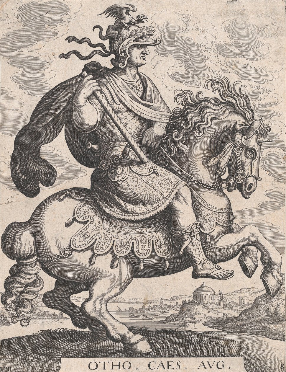Placa 8: Imperador Otho on Horseback, de 
