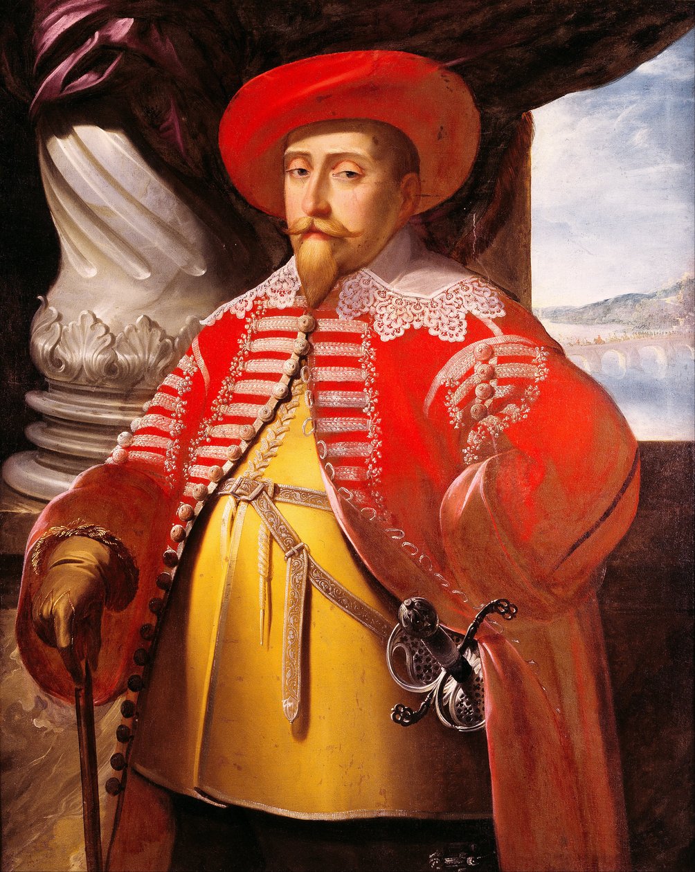 Retrato de Gustavus Adolphus, 1632 de Matthaus Merian