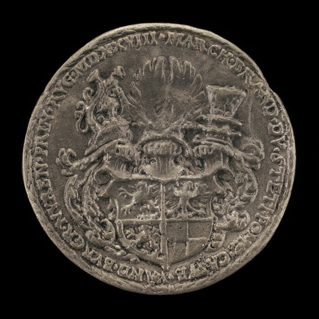Blazon of Arms [marcha atrás], 1528. de Matthes Gebel