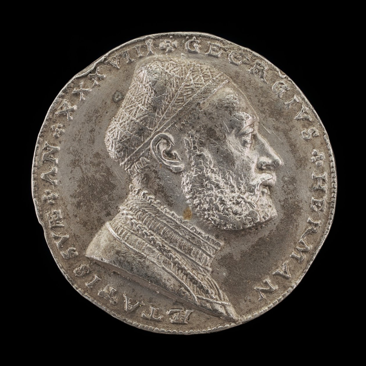 Georg Hermann, 1491-1552, Filósofo Alemão [anverso], 1529. de Matthes Gebel