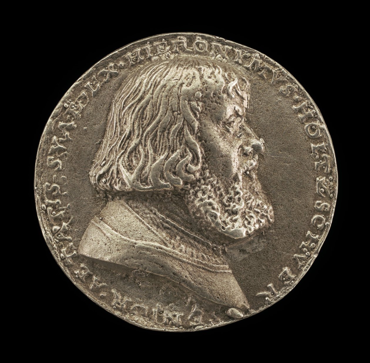 Hieronymus Holzschuher, 1469-1529, Patrício de Nuremberg [anverso], 1529. de Matthes Gebel