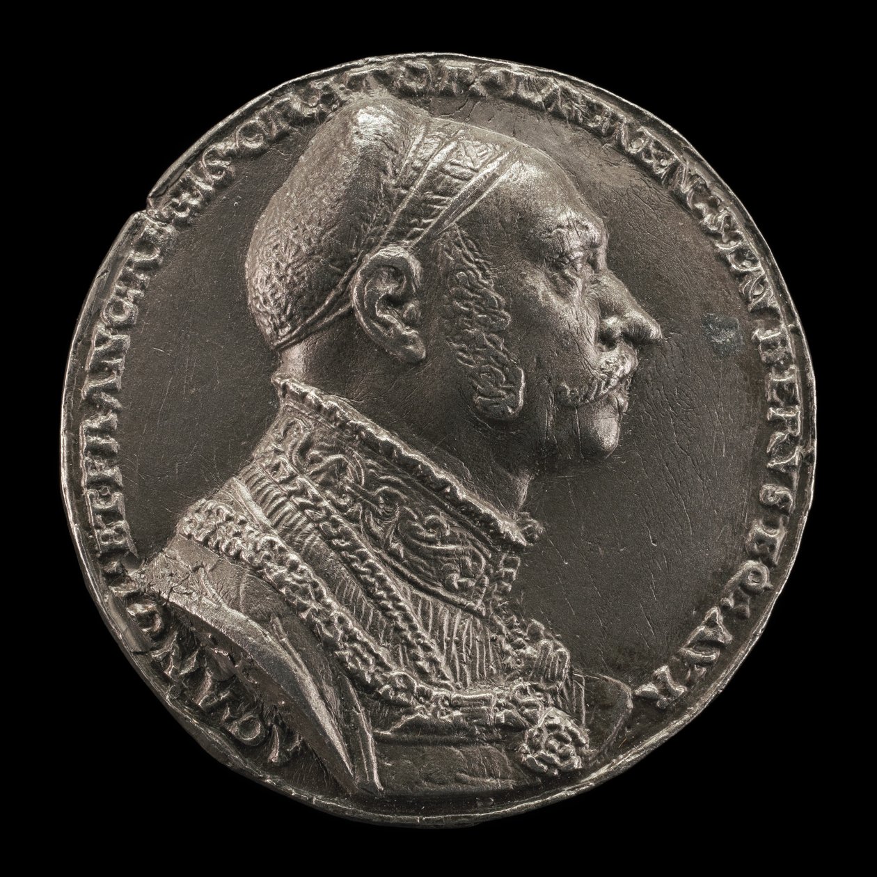 Lorenz Staiber, 14851486-1539, Patrício de Nuremberga, Escritor e Orador [anverso], 1535. de Matthes Gebel