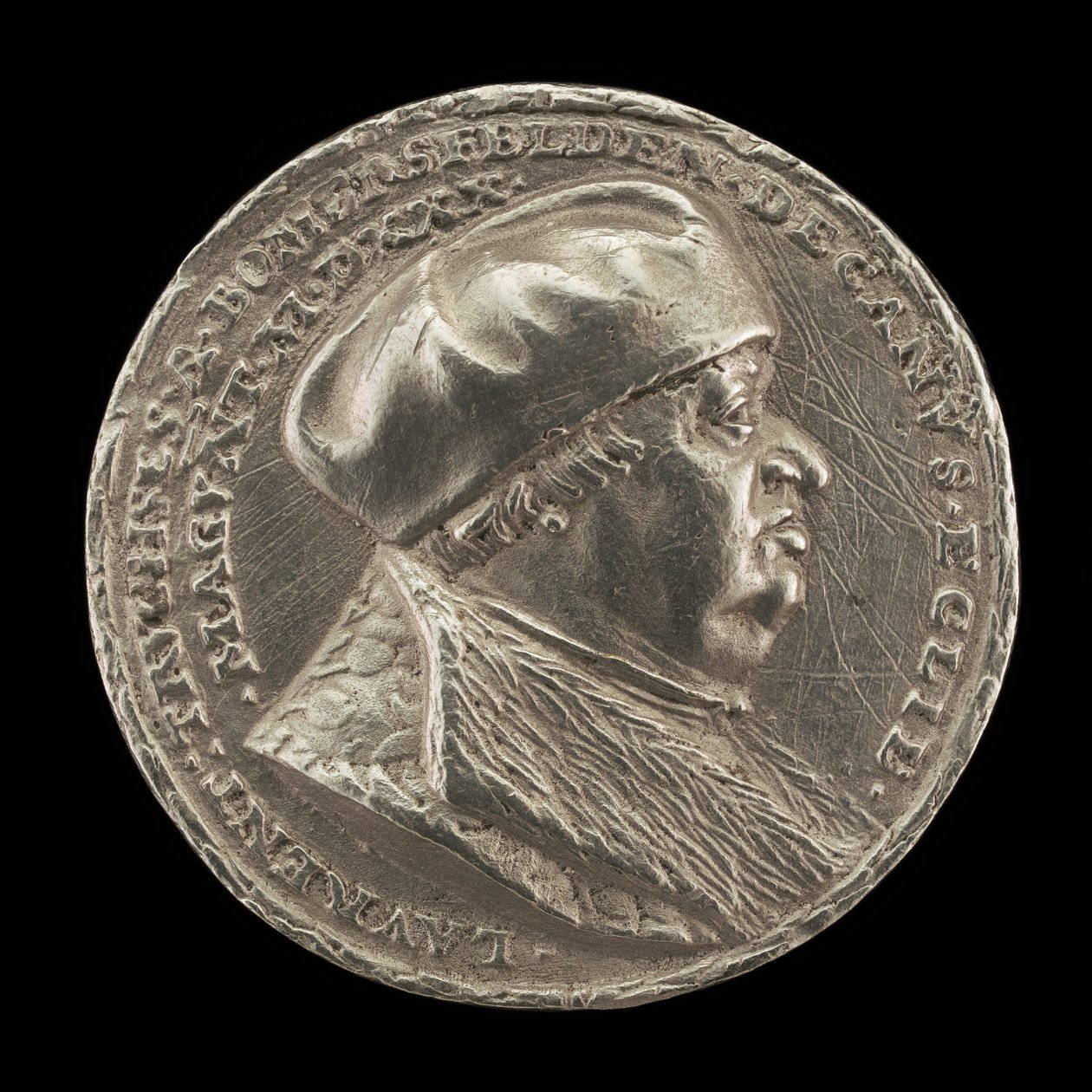 Lorenz Truchsess von Pommersfelden, 1473-1543, Reitora da Catedral de Mainz [anverso]. de Matthes Gebel