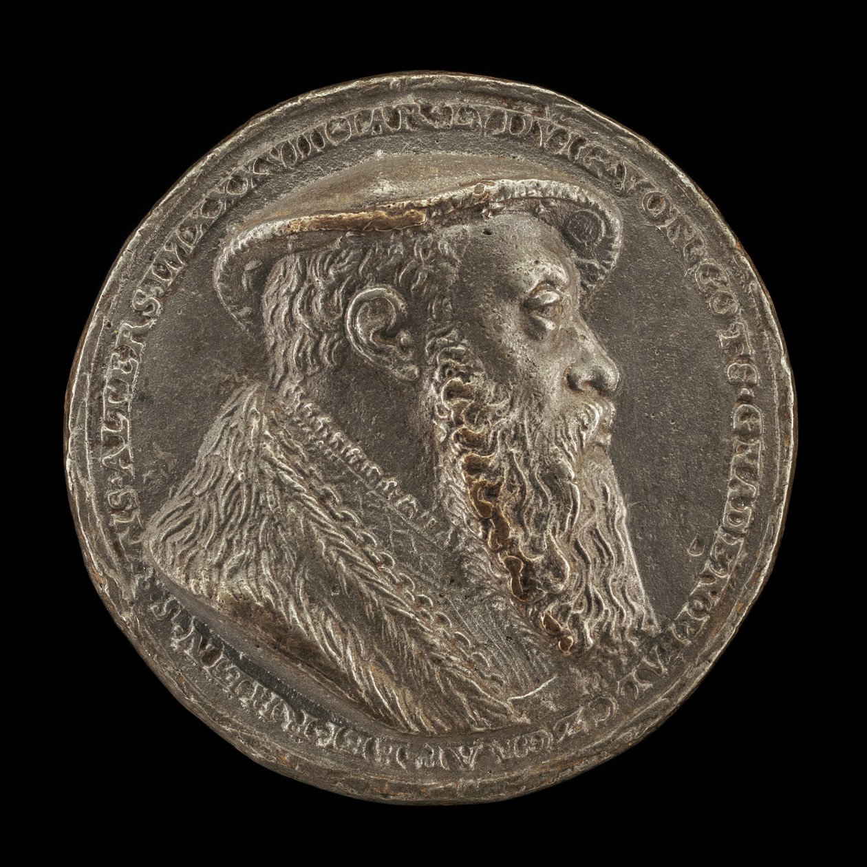 Ludwig X, 1495-1545, Duque da Baviera 1514 [anverso], 1535. de Matthes Gebel