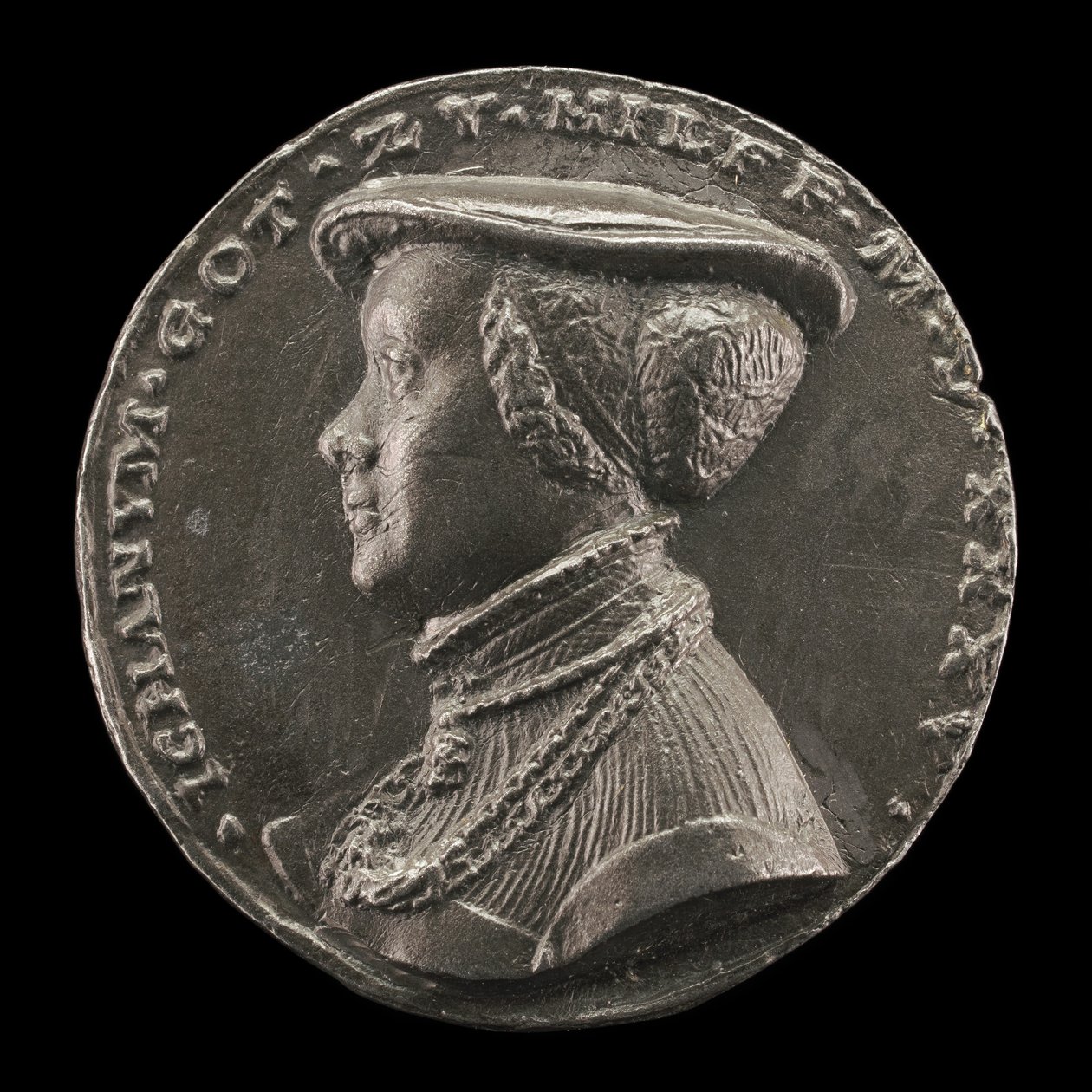 Magdalena Rummel, Esposa de Lorenz Staiber 1509 [reverso], 1535. de Matthes Gebel