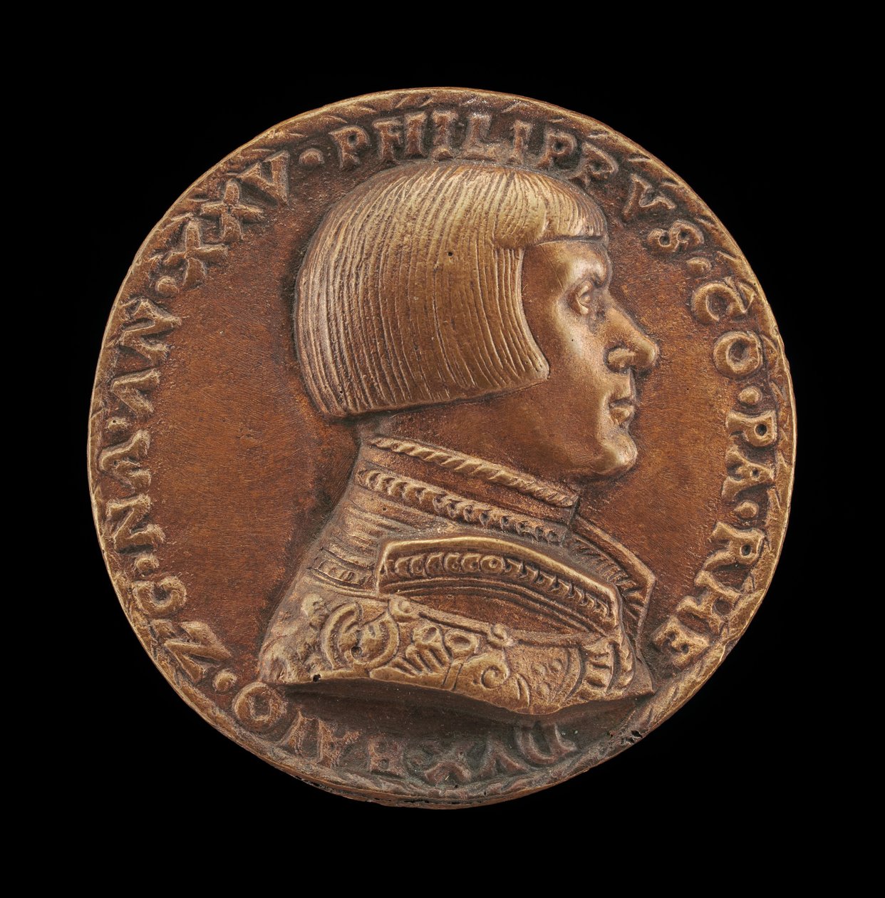 Filipe de Palatinate-Neuburg, Conde Palatino, 1503-1548 [anverso], 1528. de Matthes Gebel