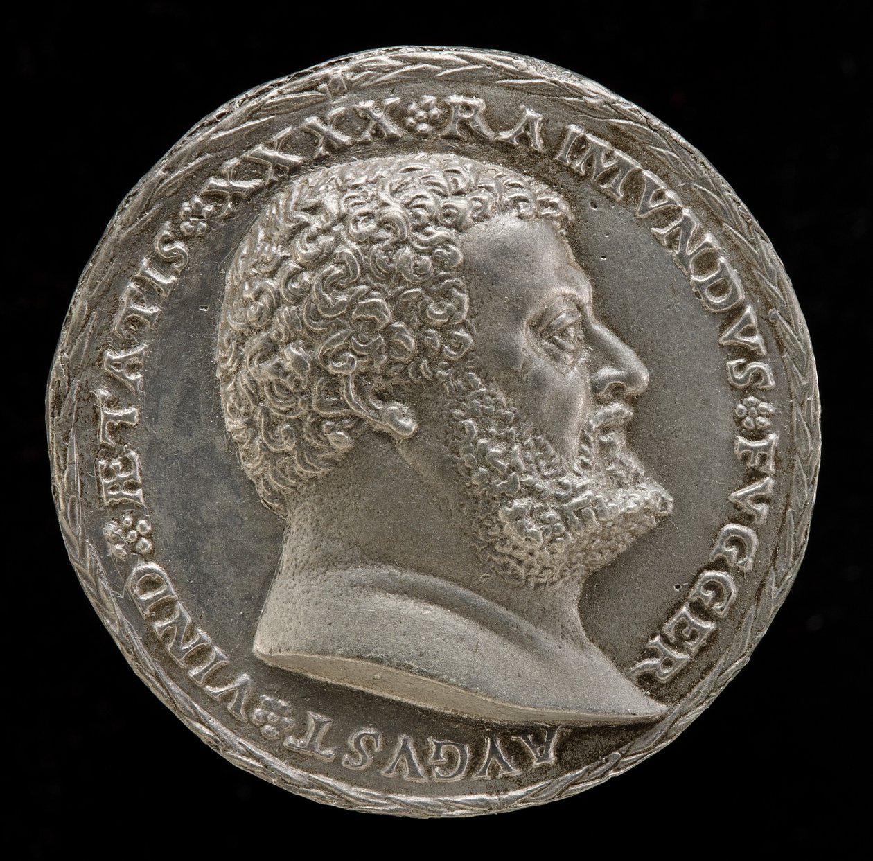 Raymund Fugger, 1489-1535, Scholar and Patron of the Arts [obverse]. de Matthes Gebel