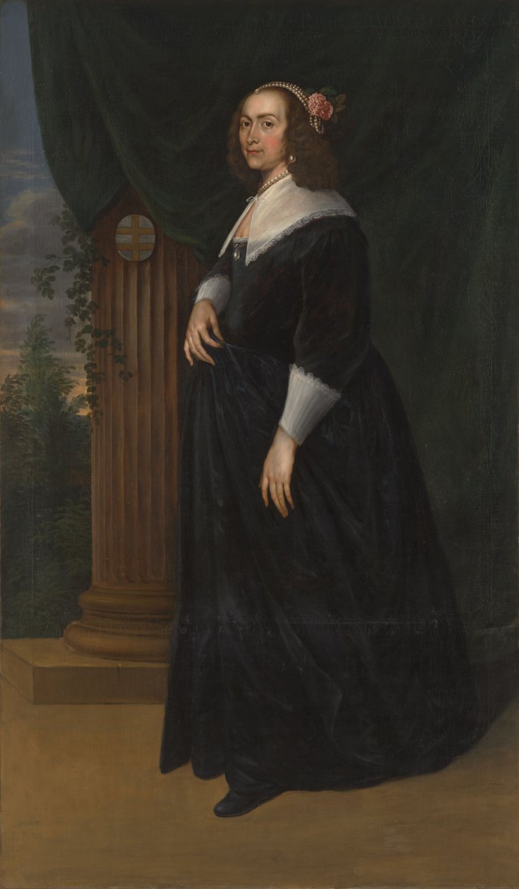 Maria Hartmansdr de Custer, c.1755 (óleo sobre tela) de Mattheus Verheyden