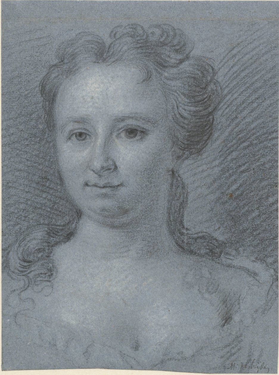 Retrato de uma Miss Swiers nascida Moleneyser de Mattheus Verheyden