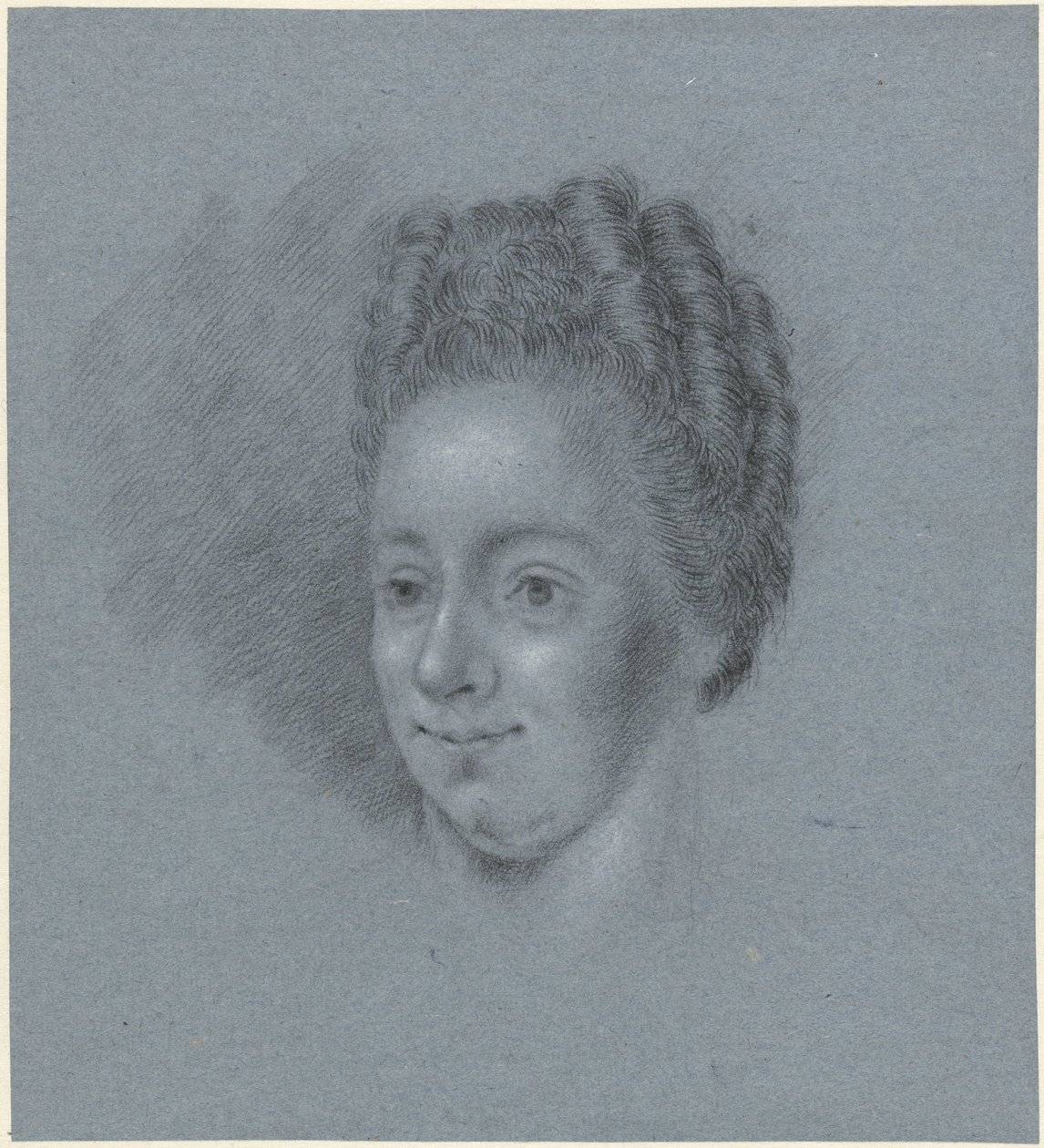 Retrato de uma mulher, virado para a esquerda de Mattheus Verheyden
