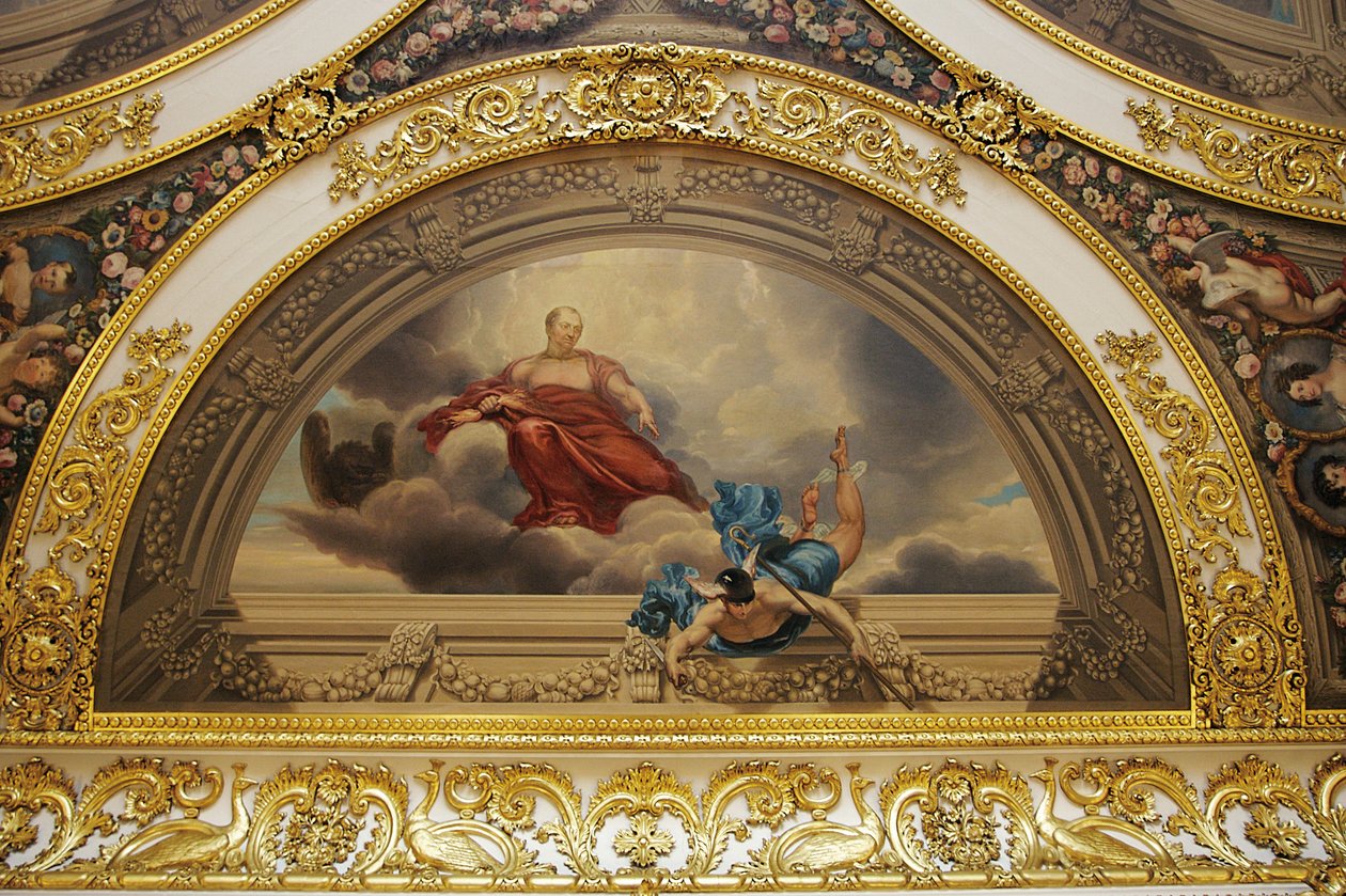 Jupiter despachando Mercury em uma missão, Elizabeth Saloon de Matthew Cotes Wyatt
