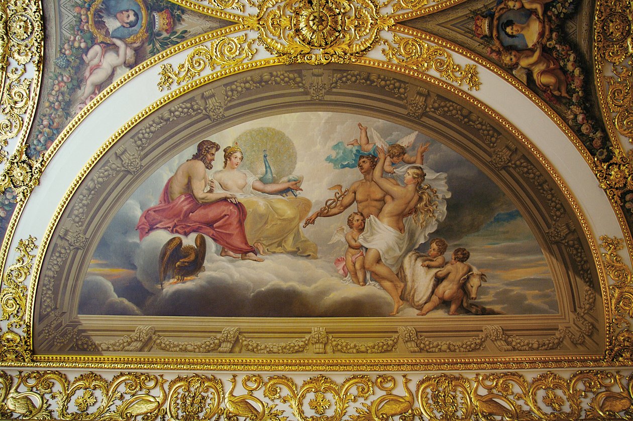 O mito de Júpiter e Juno, Elizabeth Saloon de Matthew Cotes Wyatt