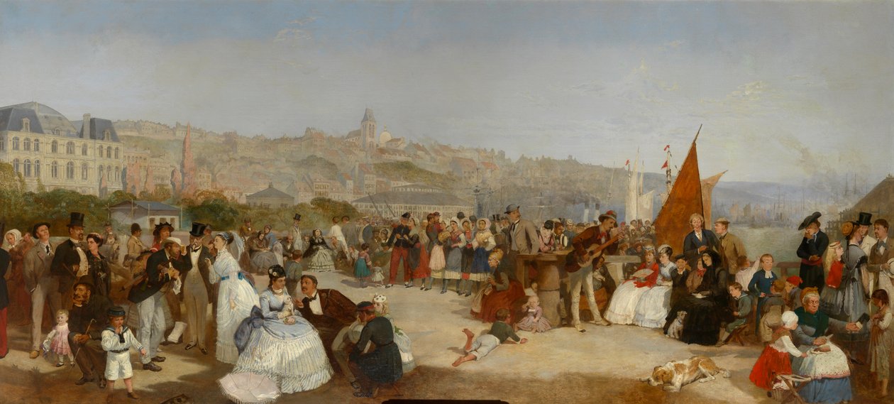 Cais de Boulogne, 1870 de Matthew Somerville Morgan