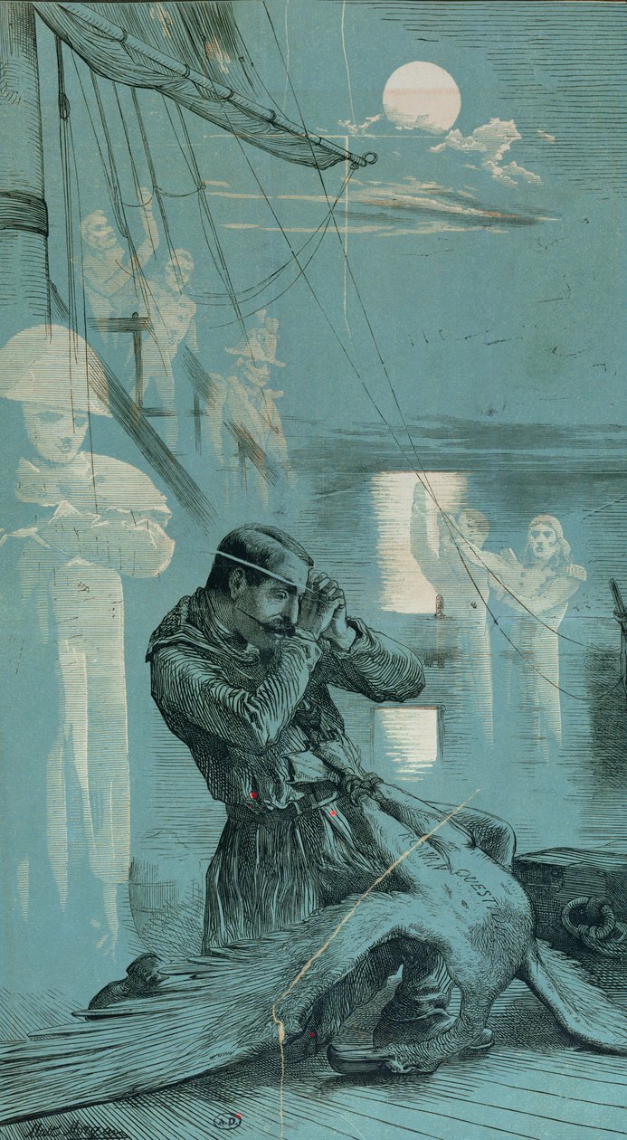 Trabalhado pelos Mortos, ou Albatross de Napoleão, de "Tomahawk", publicado em novembro de 1867 de Matthew Somerville Morgan