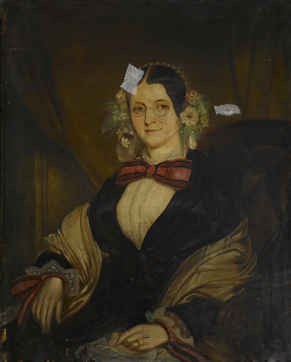 Sra. Wiliam Bate, esposa do Dr. William Bate Junior, c.1854 de Matthew Popham