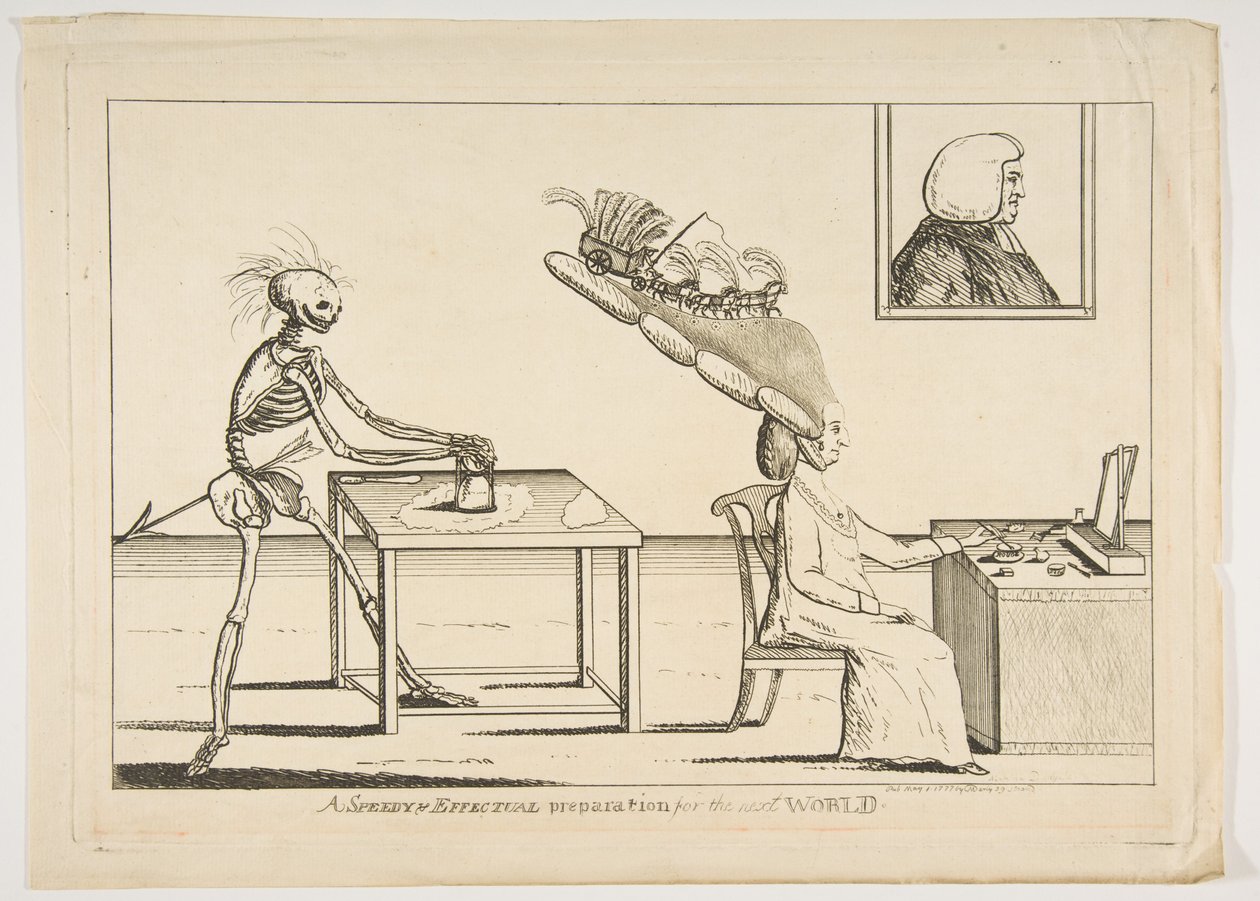A Speedy & Effectual Preparation for the Next World, 1 de Maio de 1777. de Matthew Darly