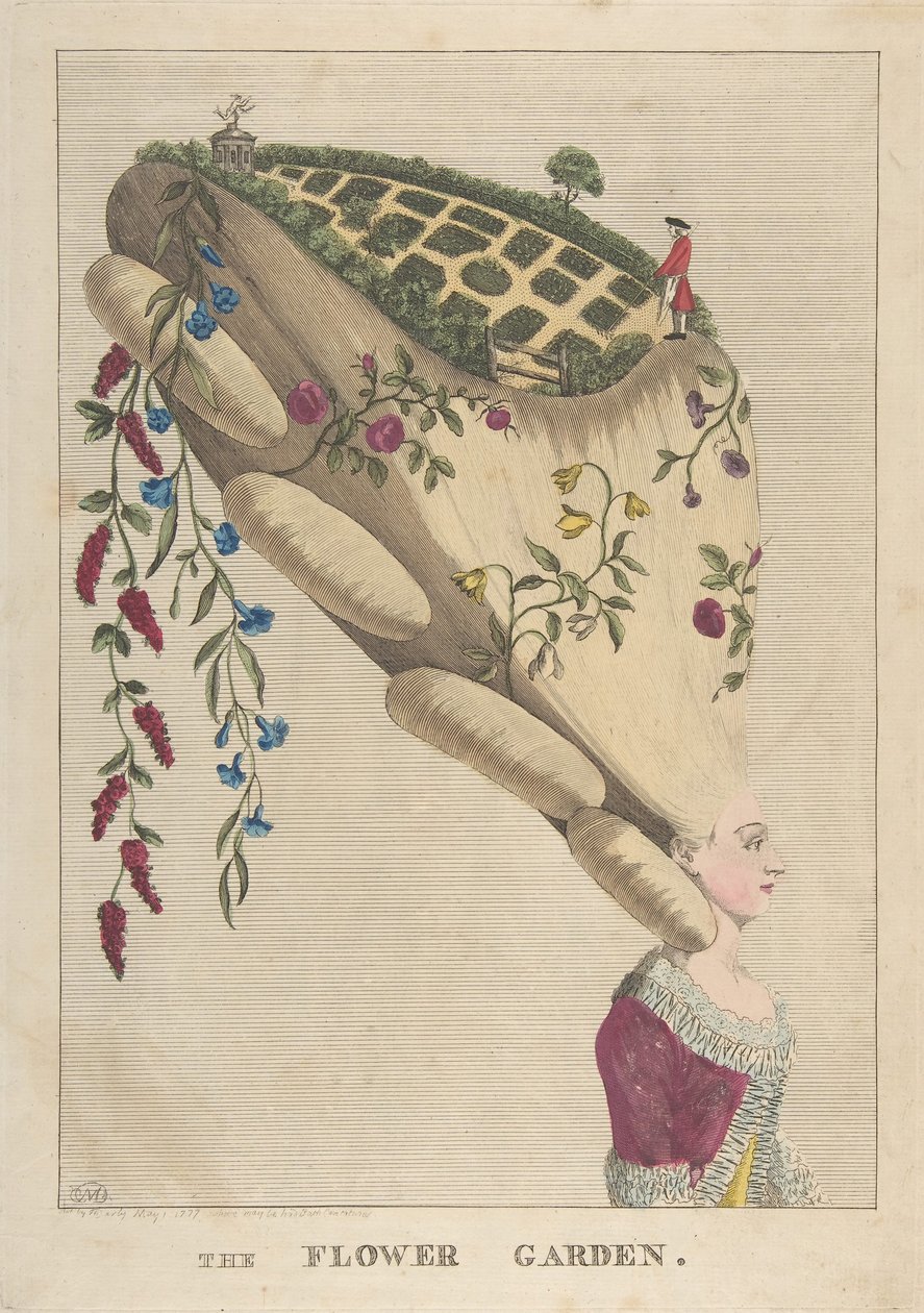 The Flower Garden, 1 de Maio de 1777. de Matthew Darly