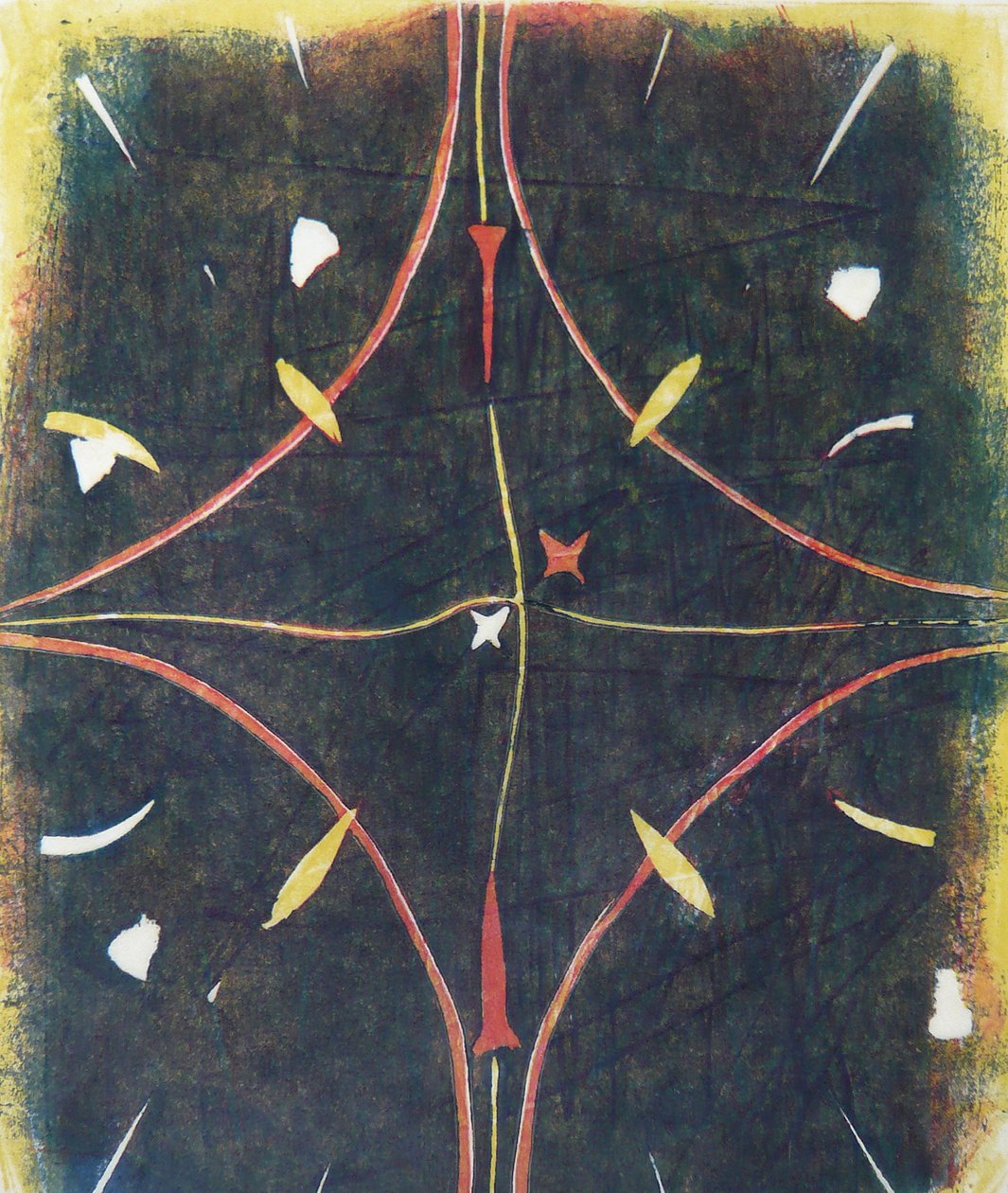 mandala tok, 2012 (linoprint) de Matthew Hilton