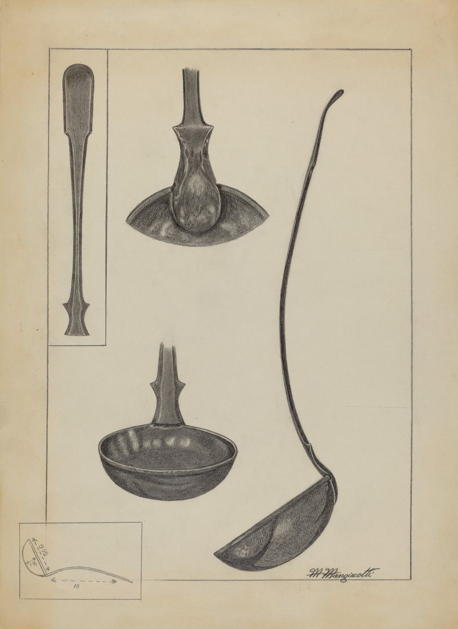 Colher de Estanho de Matthew Mangiacotti