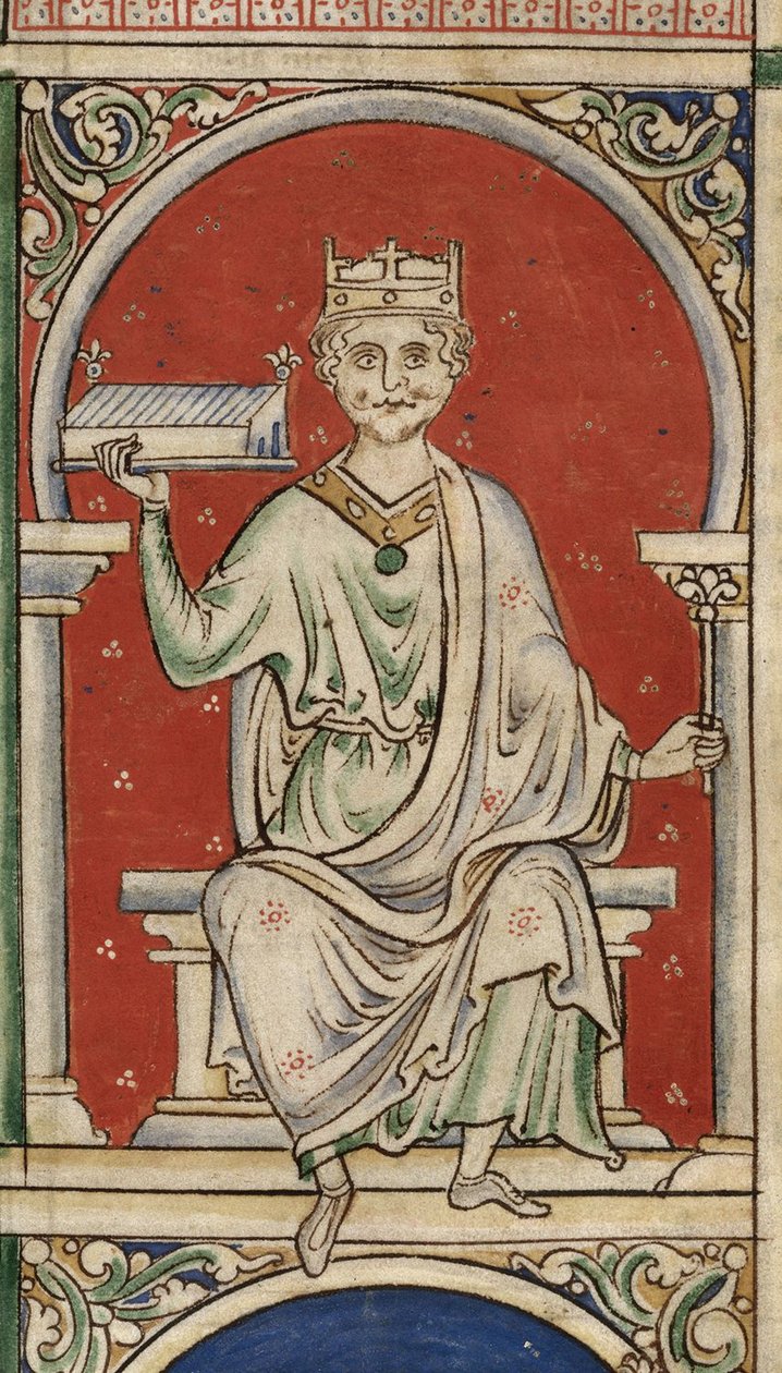 King William Rufus da história da Inglaterra maior Chronicle de Matthew Paris
