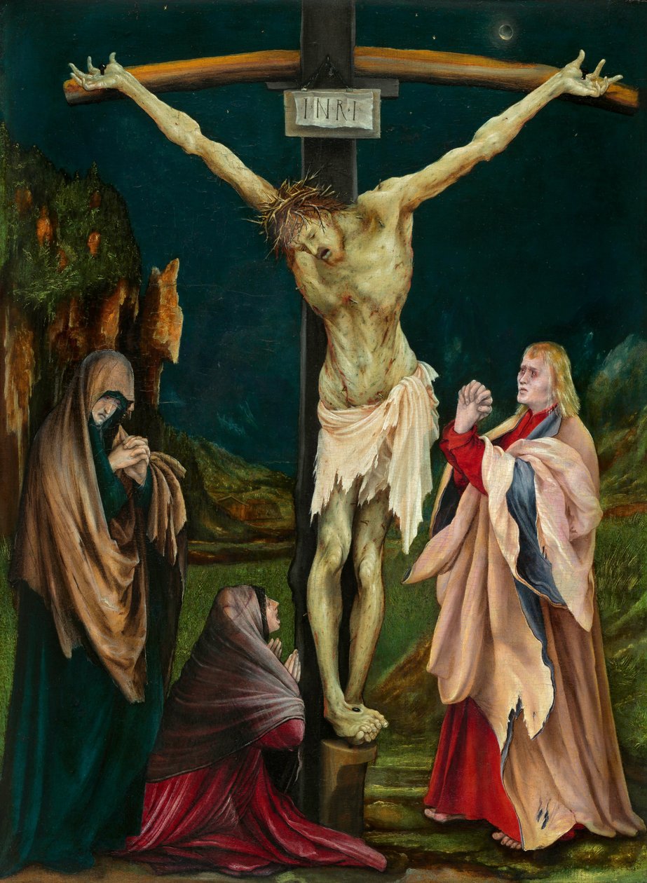 A pequena crucificação de Matthias Grünewald