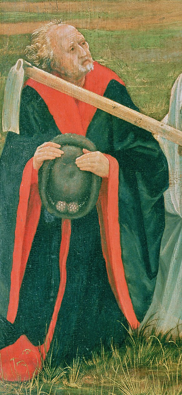 Retábulo de Nossa Senhora das Neves, óleo c.1519 no detalhe do painel de 626 de Matthias Grünewald