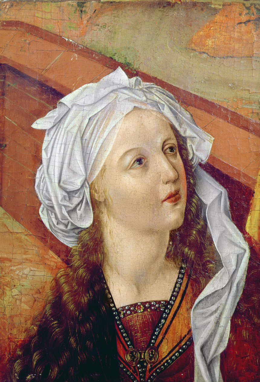 Santa Maria Madalena, c.1479 (óleo sobre madeira) de Matthias Grünewald