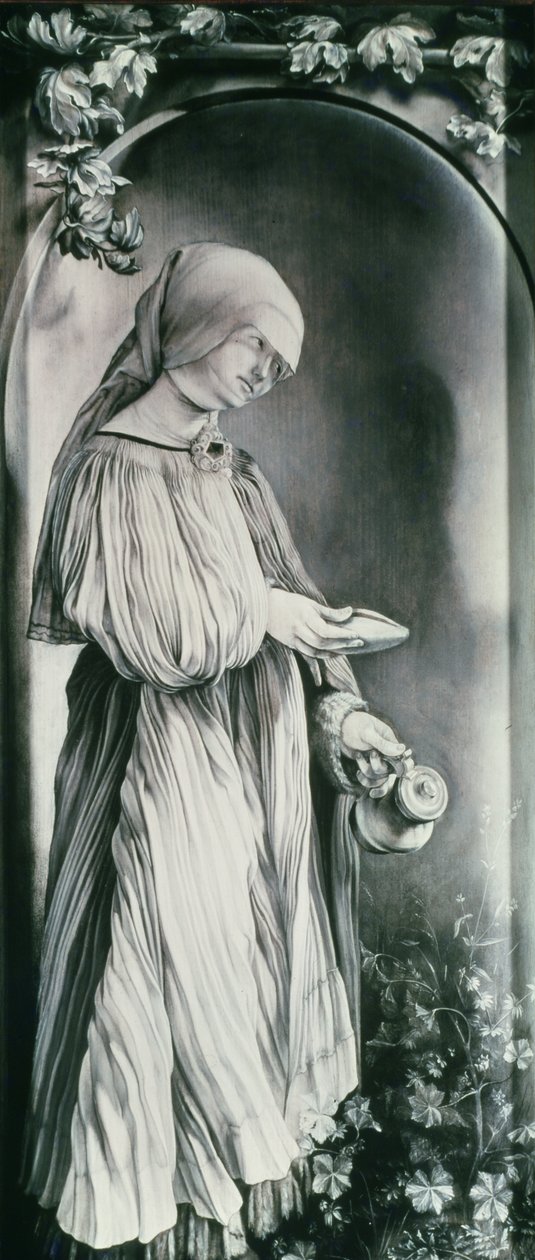 Santa Isabel (grisaille) de Matthias Grünewald