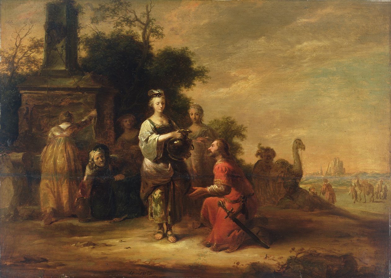 Rebecca e Eliezer de Matthias Scheits