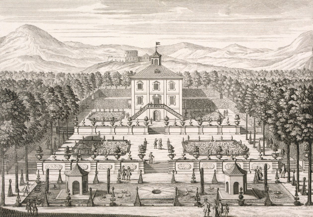 Casa e Jardim, 1715 de Matthias Diesel