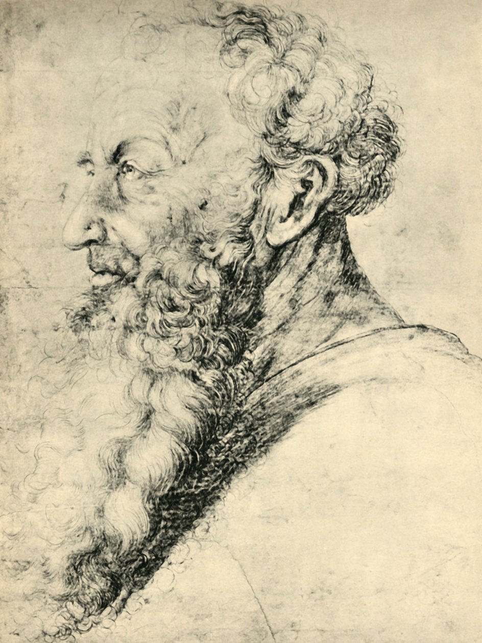 Retrato de Guido Guersi, 1513-1515, 1943. de Matthias Gruenewald