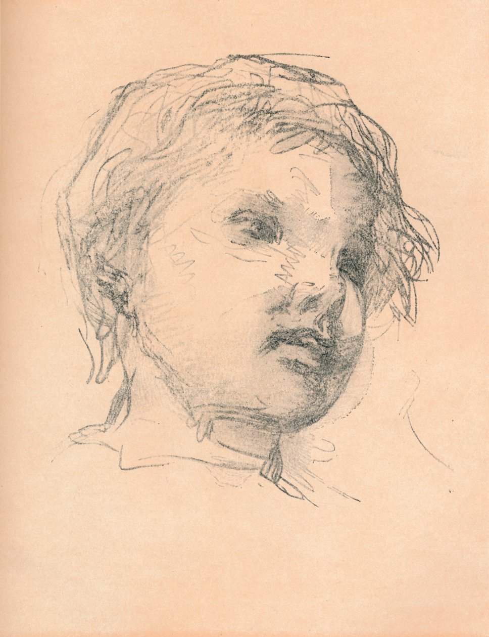 Esboço de uma criança, c1920 de Matthias Marris