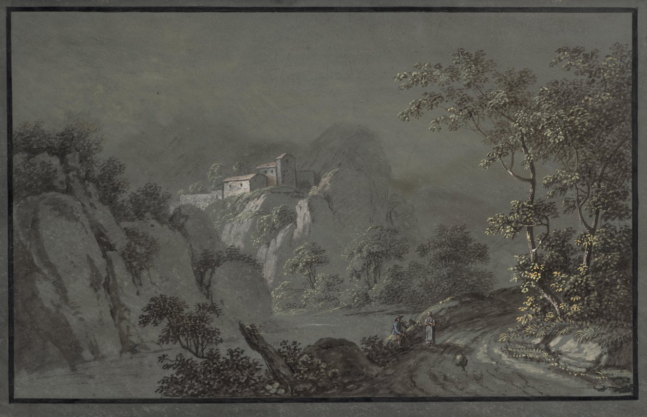 Paisagem italiana de Matthias Rudolf Toma