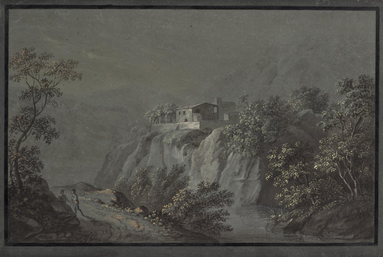 Paisagem italiana de Matthias Rudolf Toma