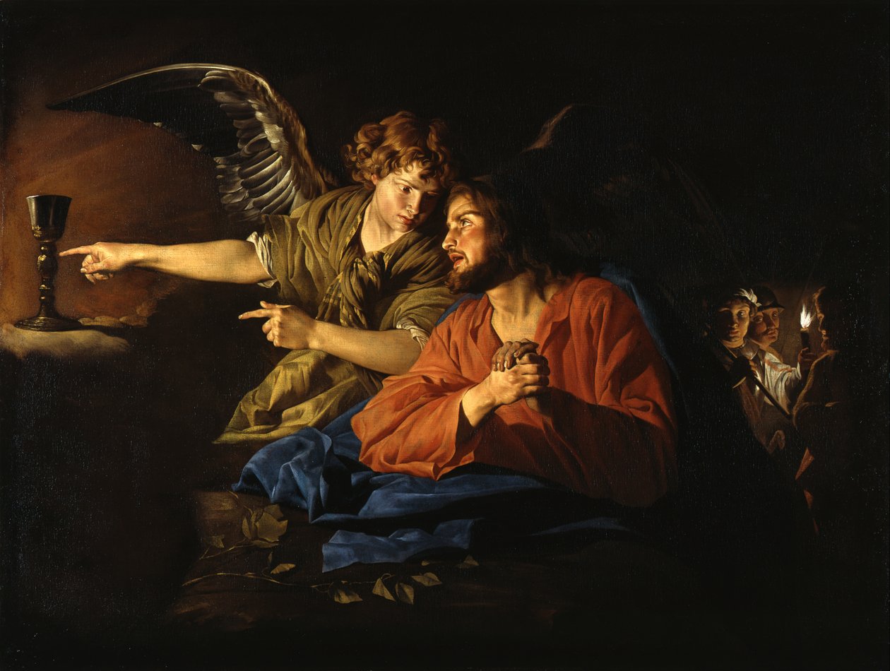 Cristo no Monte das Oliveiras de Matthias Stom
