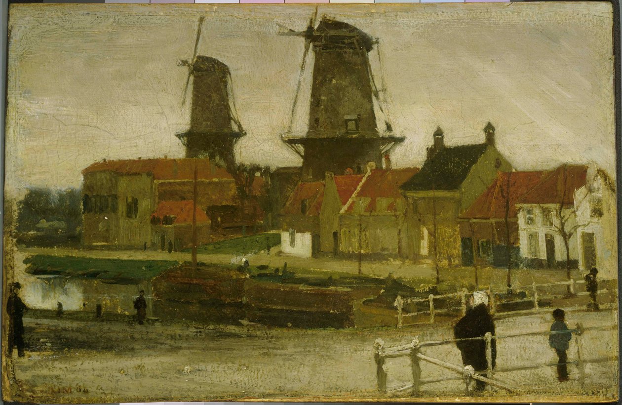 Um recanto de Haia de Matthijs Maris