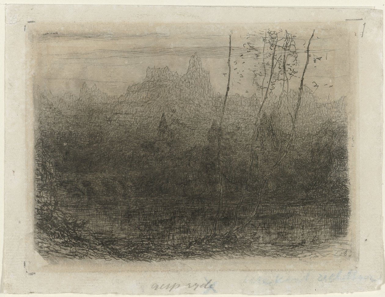 Castelo encantado de Matthijs Maris