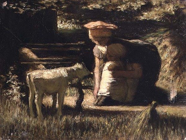 Como se familiarizar (O Cabrito) de Matthijs Maris