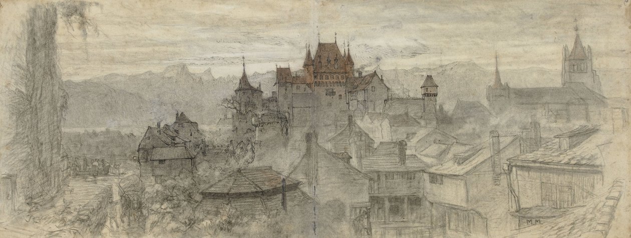 Vista de Lausanne II de Matthijs Maris