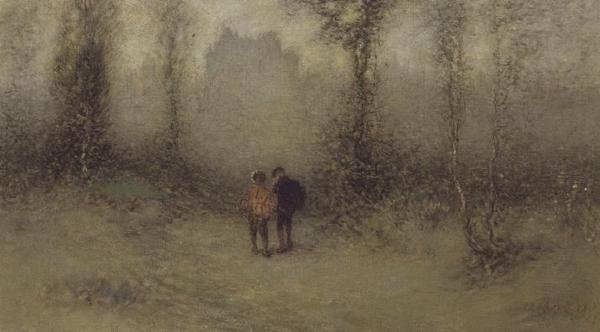 O Castelo Encantado, c.1887 de Matthijs Maris