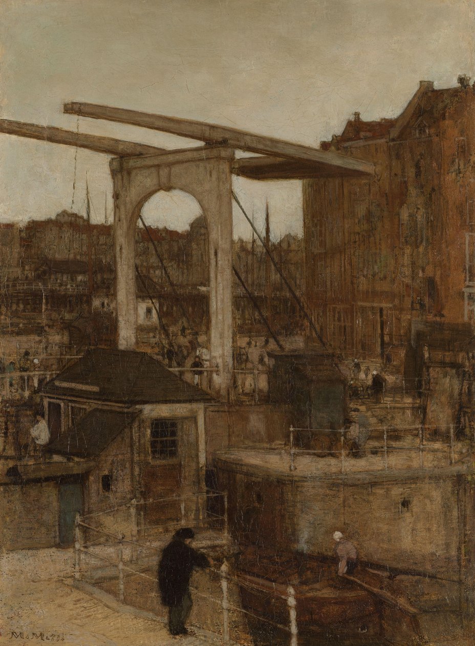 O Nieuwe Haarlemse Sluis no Singel, conhecido como 
