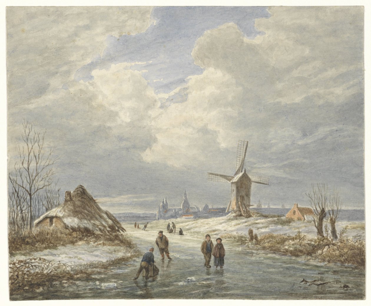 cara de inverno de Matthijs Maris