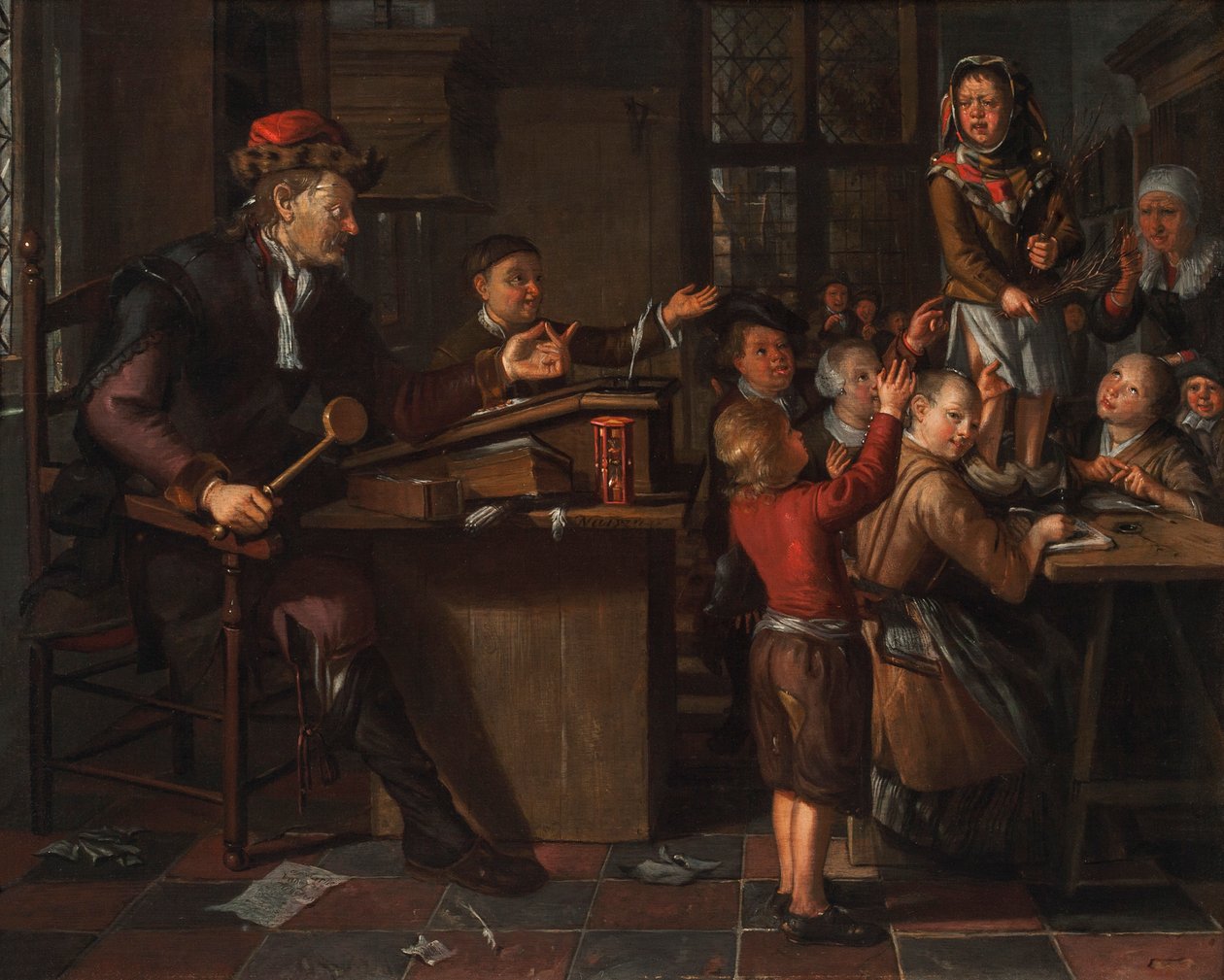 A sala de aula indisciplinada de Matthys Naiveu