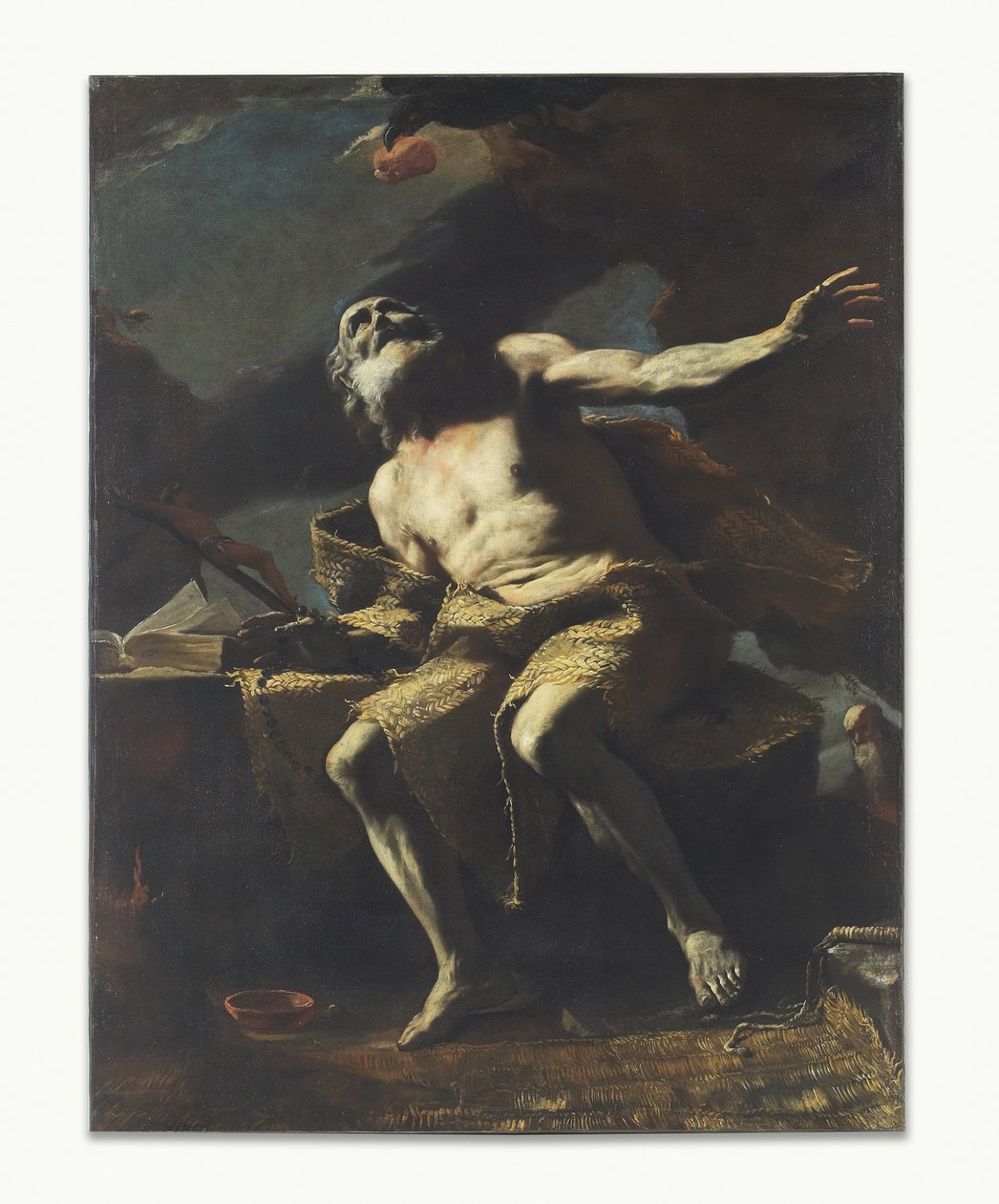 São Paulo, o Eremita, c. 1656-60 de Mattia Preti