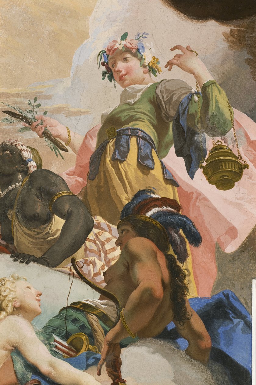 Júpiter e os quatro continentes de Mattia Bortoloni