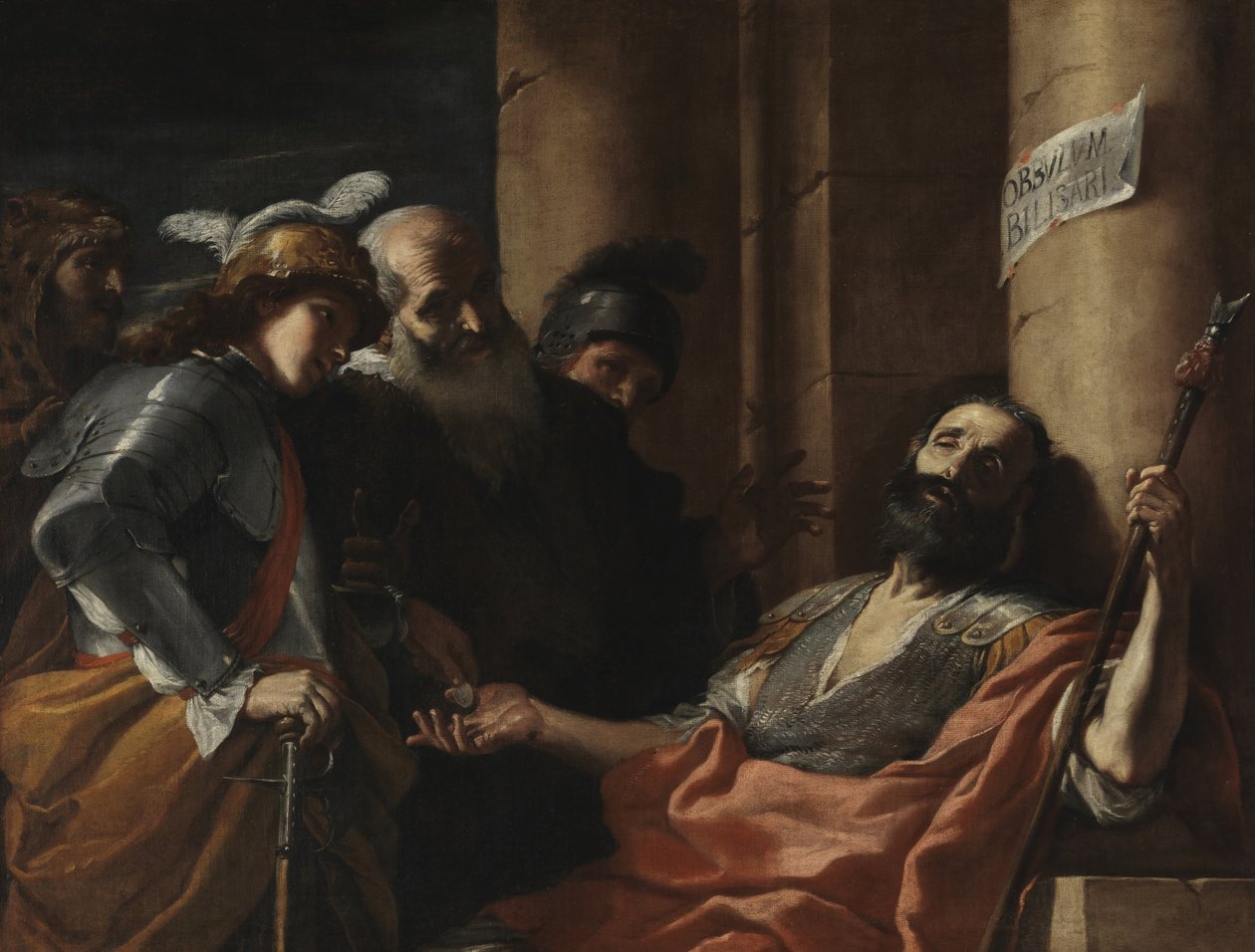 Belisarius recebendo esmolas de Mattia Preti