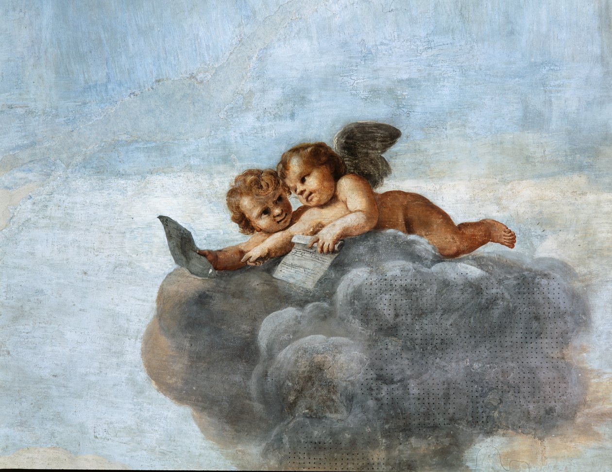 Concertos de Anjos, pormenor de Mattia (1613 99) Preti